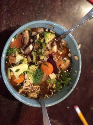 Veggie ramen bowl - delish!