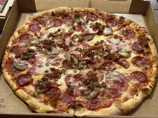 Meat lover pizza