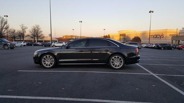 Contour Tinting's 40% tint all the  way around. rears look darker due to sunshade in the rear window and rear windshield. Applied 2017