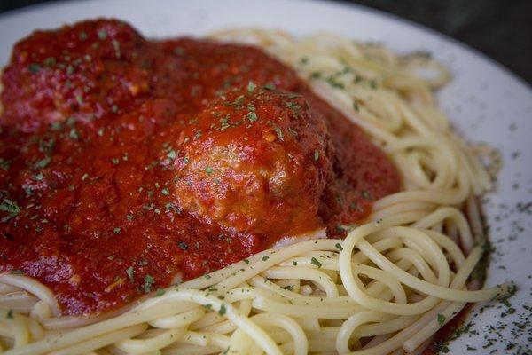 Spaghetti and meatballs ALL DAY EVERY DAY