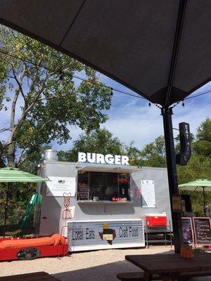 The Burger Stop at 1610 Hwy 281 Food Court Marble Falls Tx.