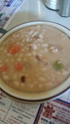 Homemade bean soup..