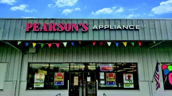 Pearson's Appliance is now in Napa - In the old Harbison Appliance store.