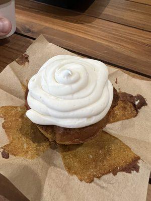 Pumpkin cream cheese muffin was delicious!