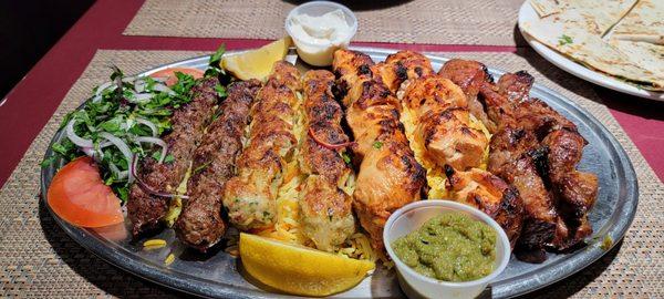 Mixed grill platter