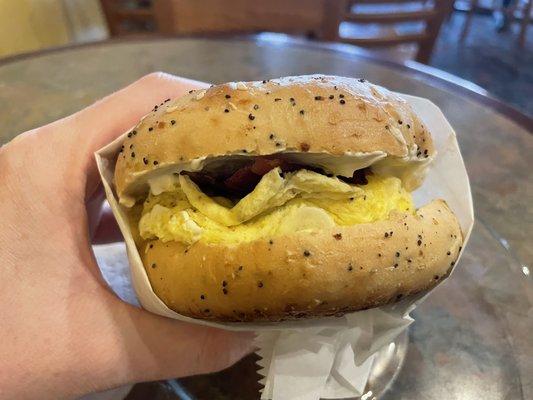 Creamy bagel