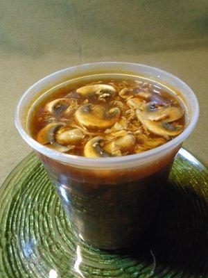 Hot sour soup - the only food that was passable.