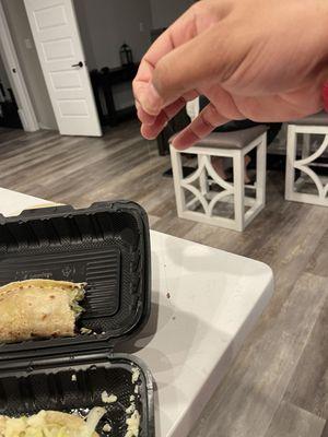 Found a hair in the beef taco.  Last time I will order from this restaurant.