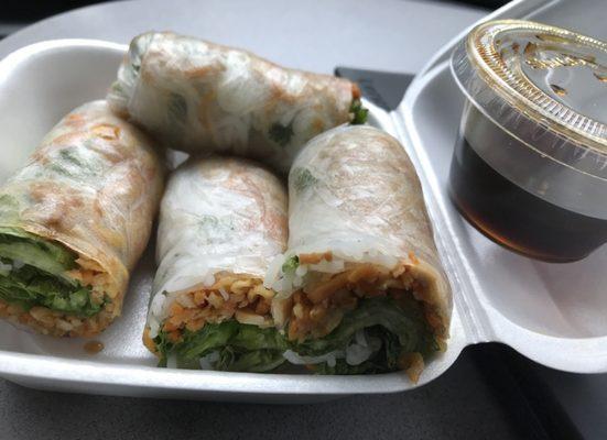 Vegan spring rolls