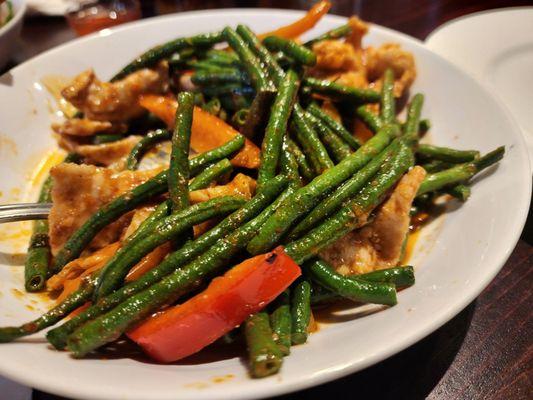 Garlic green beans