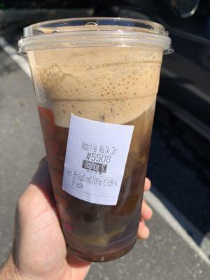 Brown sugar cream cold brew. Pretty tasty.