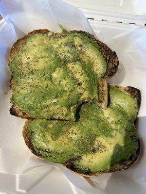 Avocado toast (do not recommend)