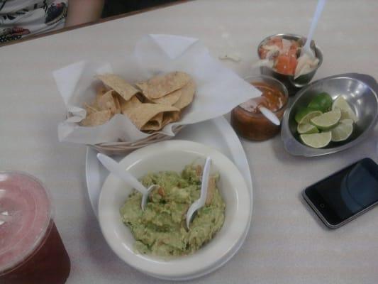 Homemade guacamole!