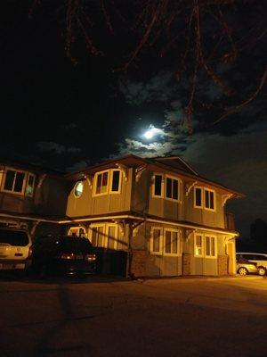 The Building under the Moon