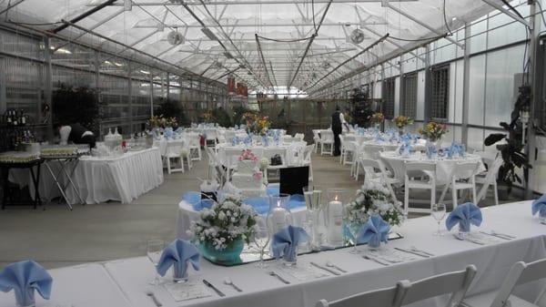 We set up tables, chairs, linens and centerpieces for any amazing look with A Touch of Elegance!