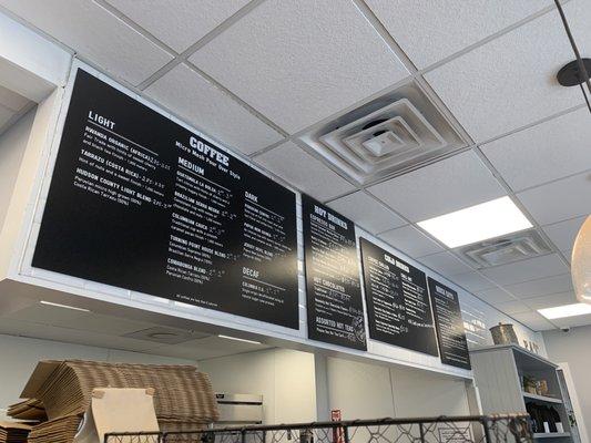 Menu inside