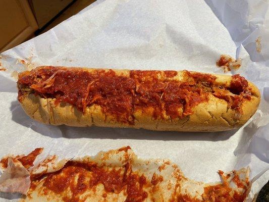 Large meatball sub weekly special for $5.99 what a great deal!! And so delicious!