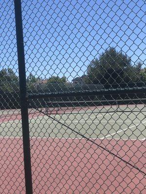 Tennis courts