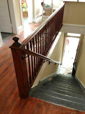 Stair rails after