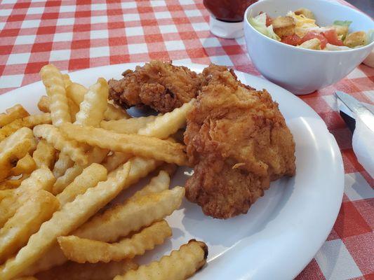 Pork chop lunch plate - comes with 2 sides