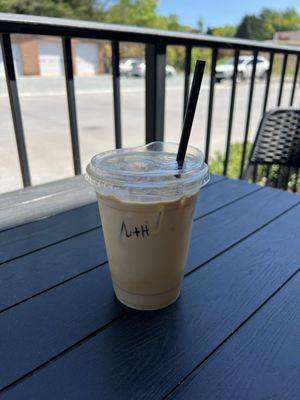 Iced Lavender and Honey Latte