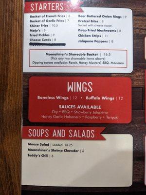 Menu - 1 of 3