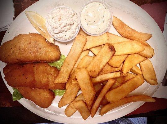 Standard fish and chips