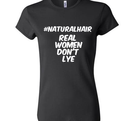 Black #NaturalHair shirt for women 
 www.inspirationalaffirmationapparel.com