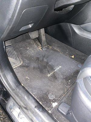 Drivers side floor