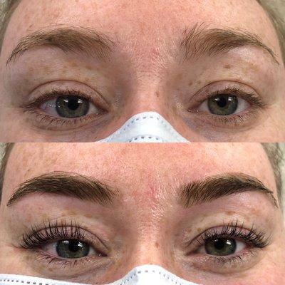 Lash Lift/ Tint and Brow Threading/Tint