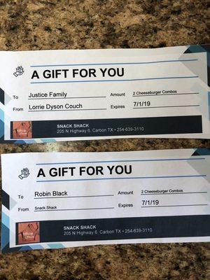 Gift card