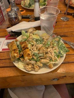 Chicken Caesar salad