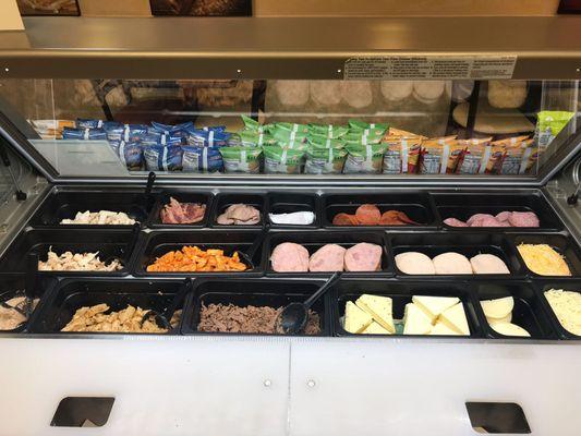 QUALITY MEATS- NO ANTIBIOTICS, NO PRESERVATIVES, NO ARTIFICIAL COLORS - great quality meats and cheeses as subway offers....