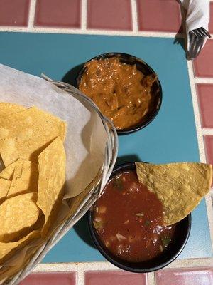 Tasty Bean and Meat Dip & Salsa