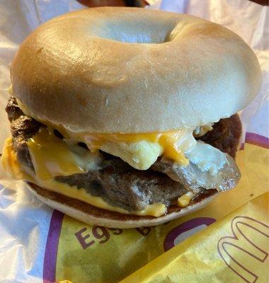 Steak Egg Cheese Bagel