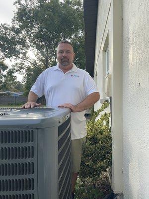 Just finishing up an Ac tune up. When was the last time your system had a tune up? Call us today we can get you scheduled.