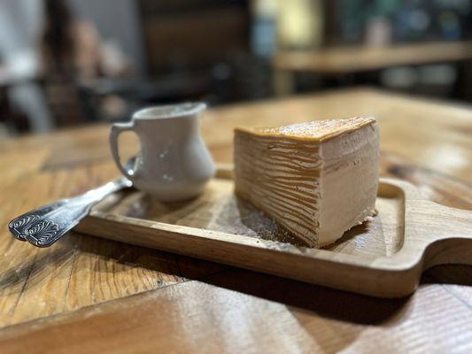 Thai Tea Crepe Cake