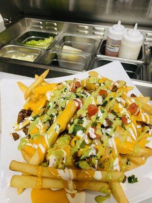 Carne asada fries