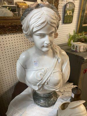 Marble bust