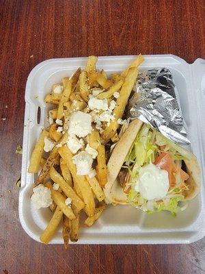 Gyro w/ Greek Fries