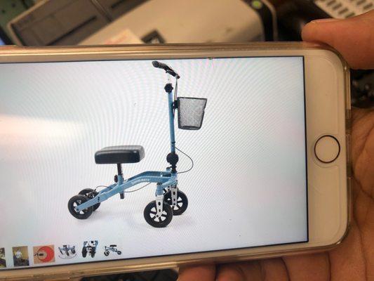 Knee scooter for your comfort