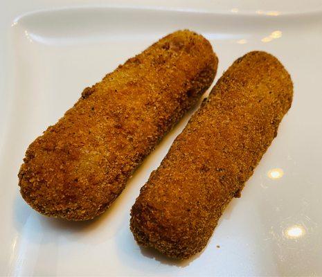 Cuban style Ham Croquettes (or Croquetas de Jamón)