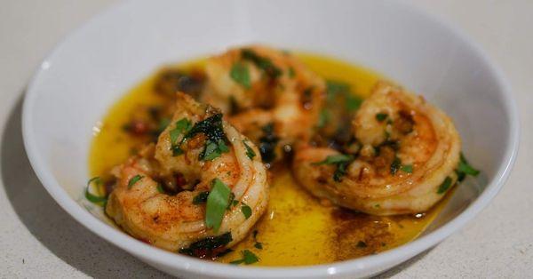 Gambas Pil Pil (Garlic Shrimp)