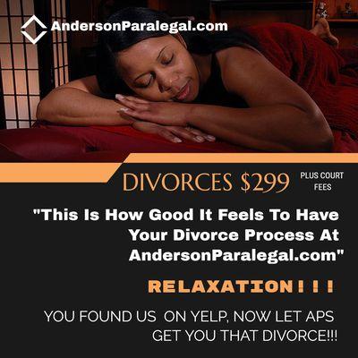 DIVORCES $299 (plus Court Fees)