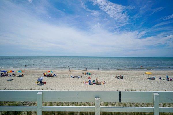 Relax oceanfront in your private Oak Island vacation rental.