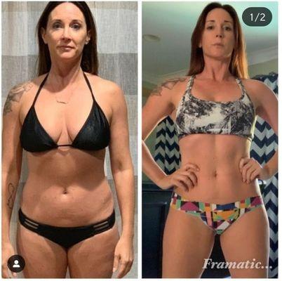 First 3 week transformation in a strength training program