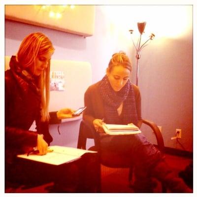 Co-writers work on their lyrics and melody during THE ROOTS songwriting class, the foundational course for song study.