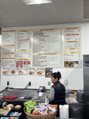 Zoom in the menu