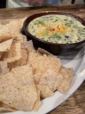 They changed the spinach & artichoke dip appetizer but it was still good.