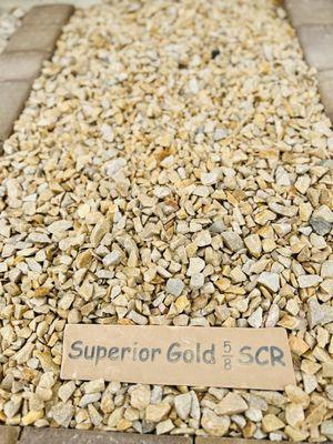 Superior Gold 1/2" Screened Landscape Rock